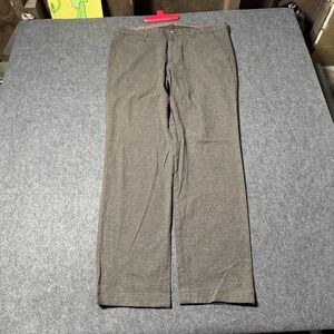 Boss Hugo Boss Mens Brown Cotton Trousers Size 30R Preppy Office Work Casual